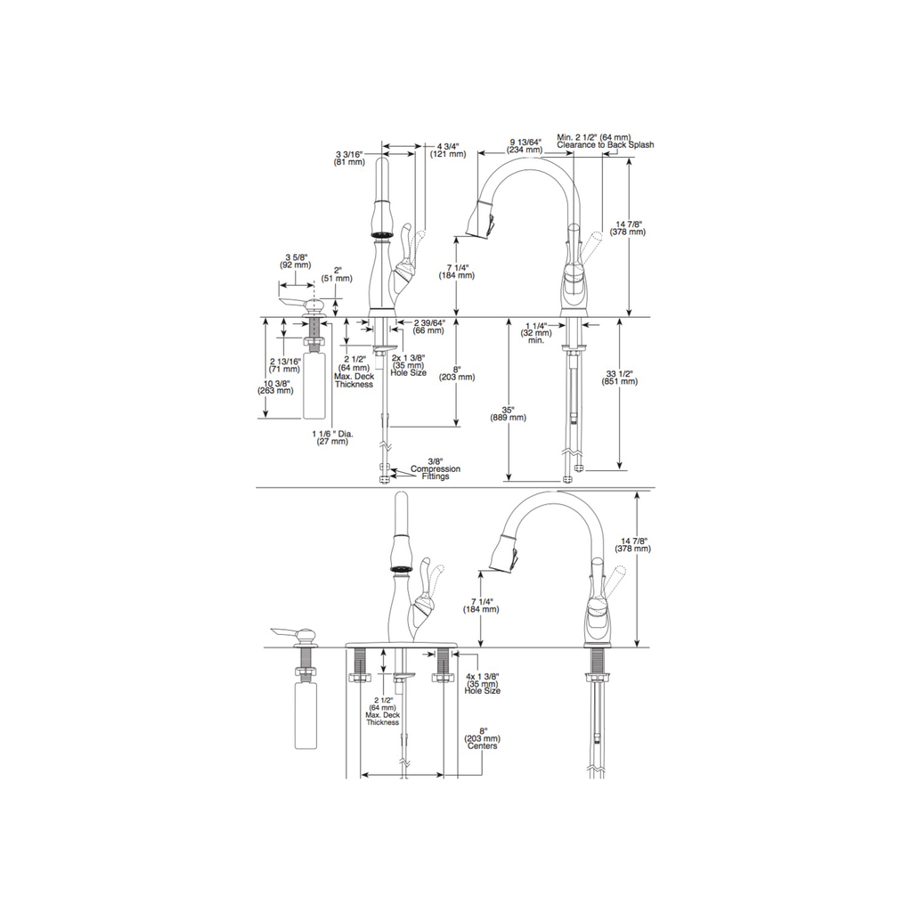 Delta 9178 RB DST Leland Pull Down Kitchen Faucet   Delta 9178 Leland Single Handle Pull Down Kitchen Faucet With Shield Spray Venetian Bronze 2